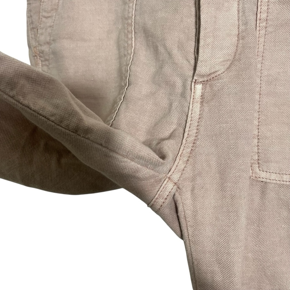 THE GREAT. Ric Rac Scallop Blush Cropped Pants - Picture 8 of 12